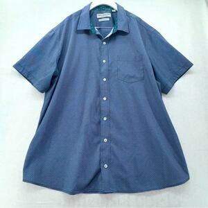 Men’s Nick Graham Stretch Modern Fit Short Sleeve Button Down Shirt size 2XL